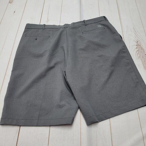 Black Clover gray golf shorts 11" polyester chino 42 - Picture 7 of 8